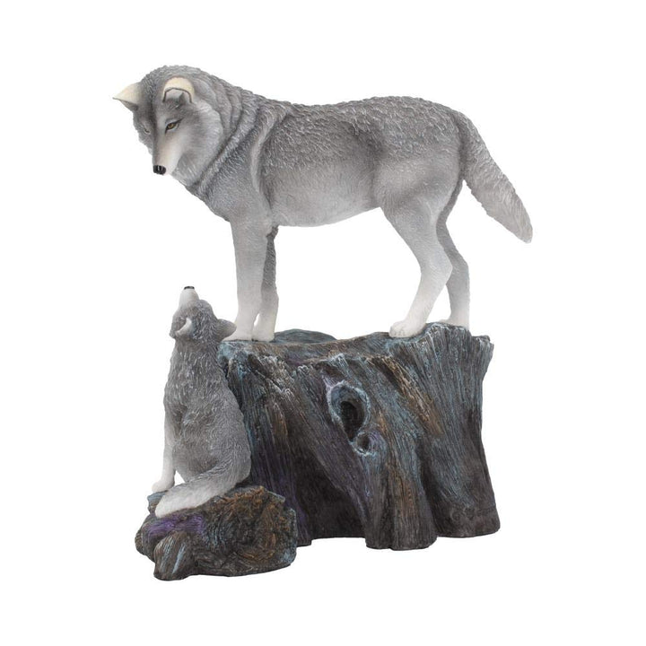 Guidance Ornament Wolf and Pup Figurine by Lisa Parker 25cm LP