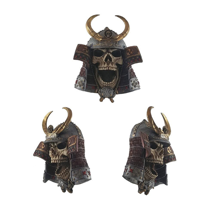 Kabuto Armoured Samurai Warrior Skull 26.6cm