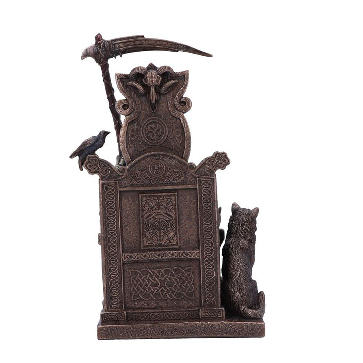 Bronze Hel The Two Faced Terror Figurine 23cm