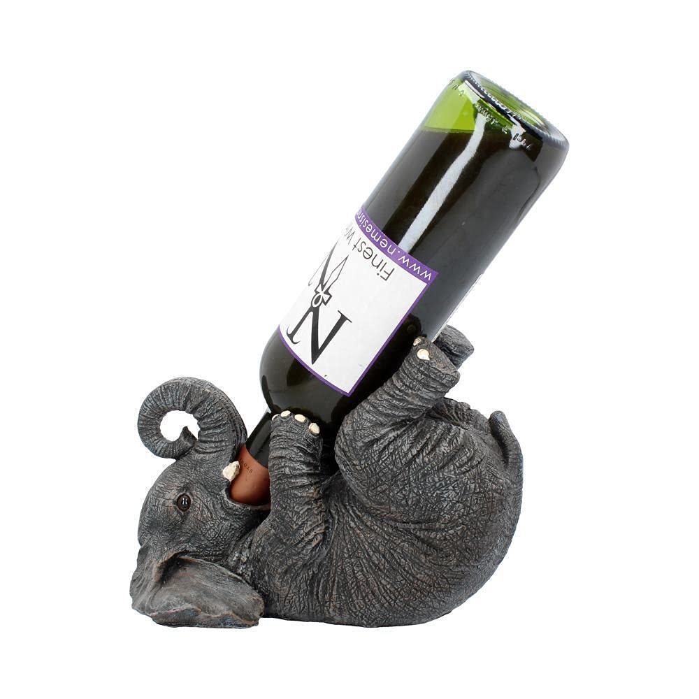 Grey Elephant Guzzler Wine Bottle Holder Guzzlers 23cm