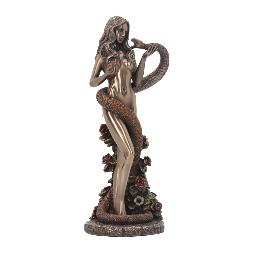 Original Sin Bronze Figurine Biblical Eve Snake Forbidden Fruit by James Ryman 20cm
