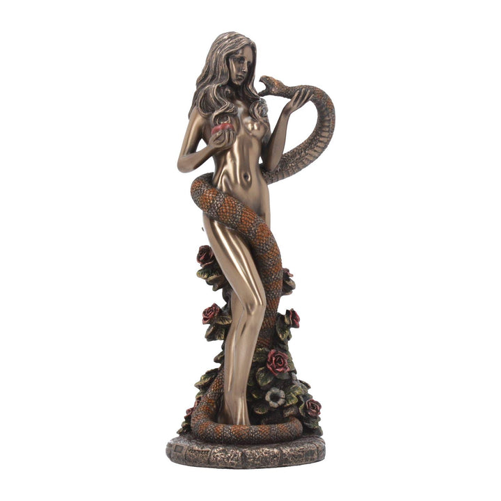 Original Sin Bronze Figurine Biblical Eve Snake Forbidden Fruit by James Ryman 20cm