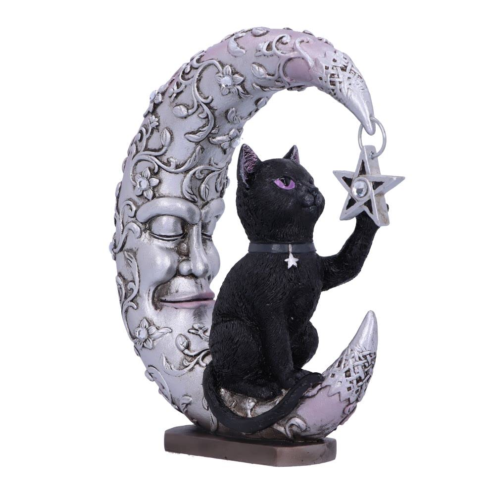 Luna Companion Moon and Cat Ornament 18.8cm