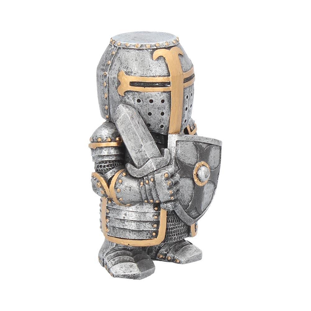 Silver knight Sir Defendalot figurine 11cm