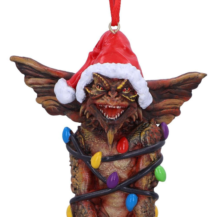 Gremlins Mowhawk in Fairy Lights Hanging Festive Decorative Ornament Mohawk