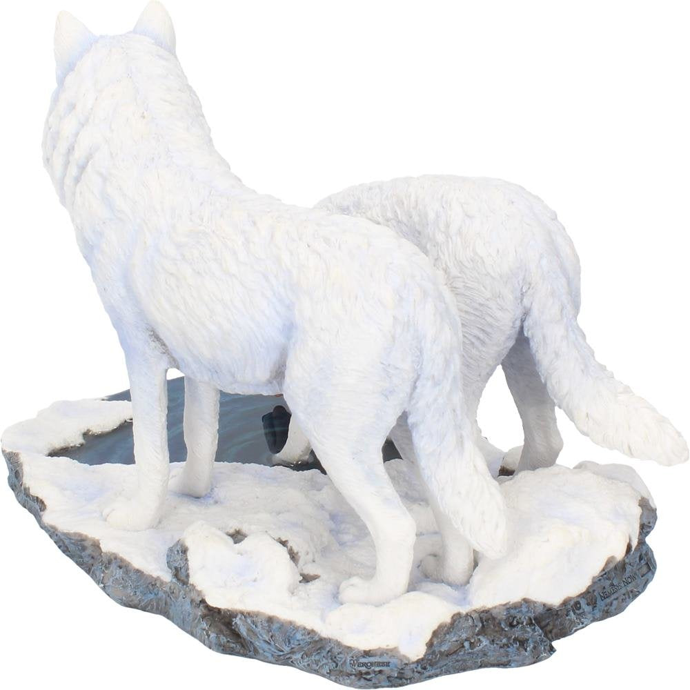 Warriors of Winter Wolf Figurine by Lisa Parker Snowy Ornament 35cm