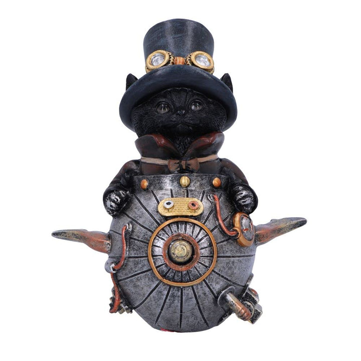 Feline Invention Steampunk Cat Figurine 14.5cm
