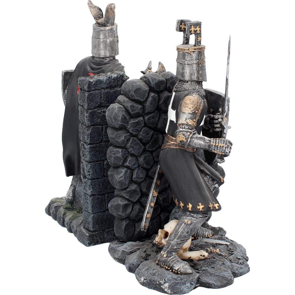 The Duel Bookends Historical Crusader Ornament Figurines 19cm