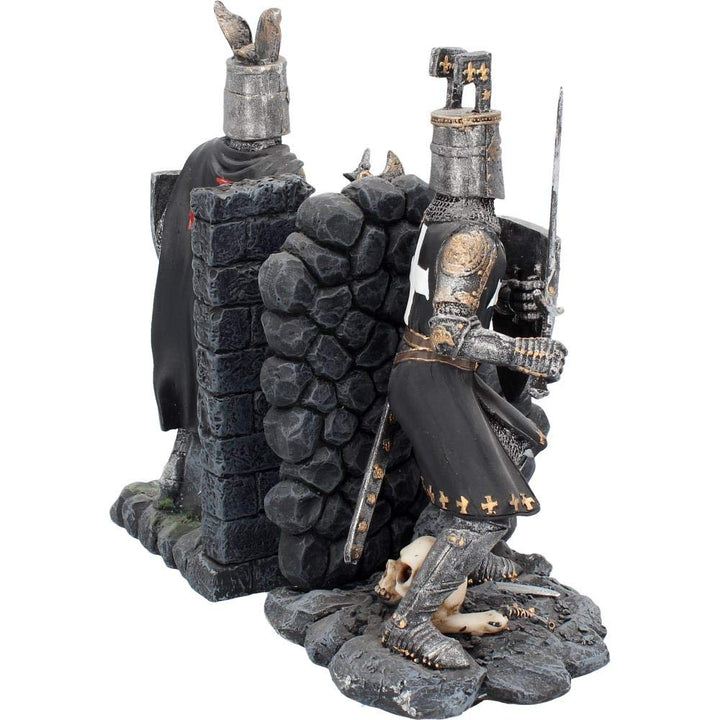 The Duel Bookends Historical Crusader Ornament Figurines 19cm