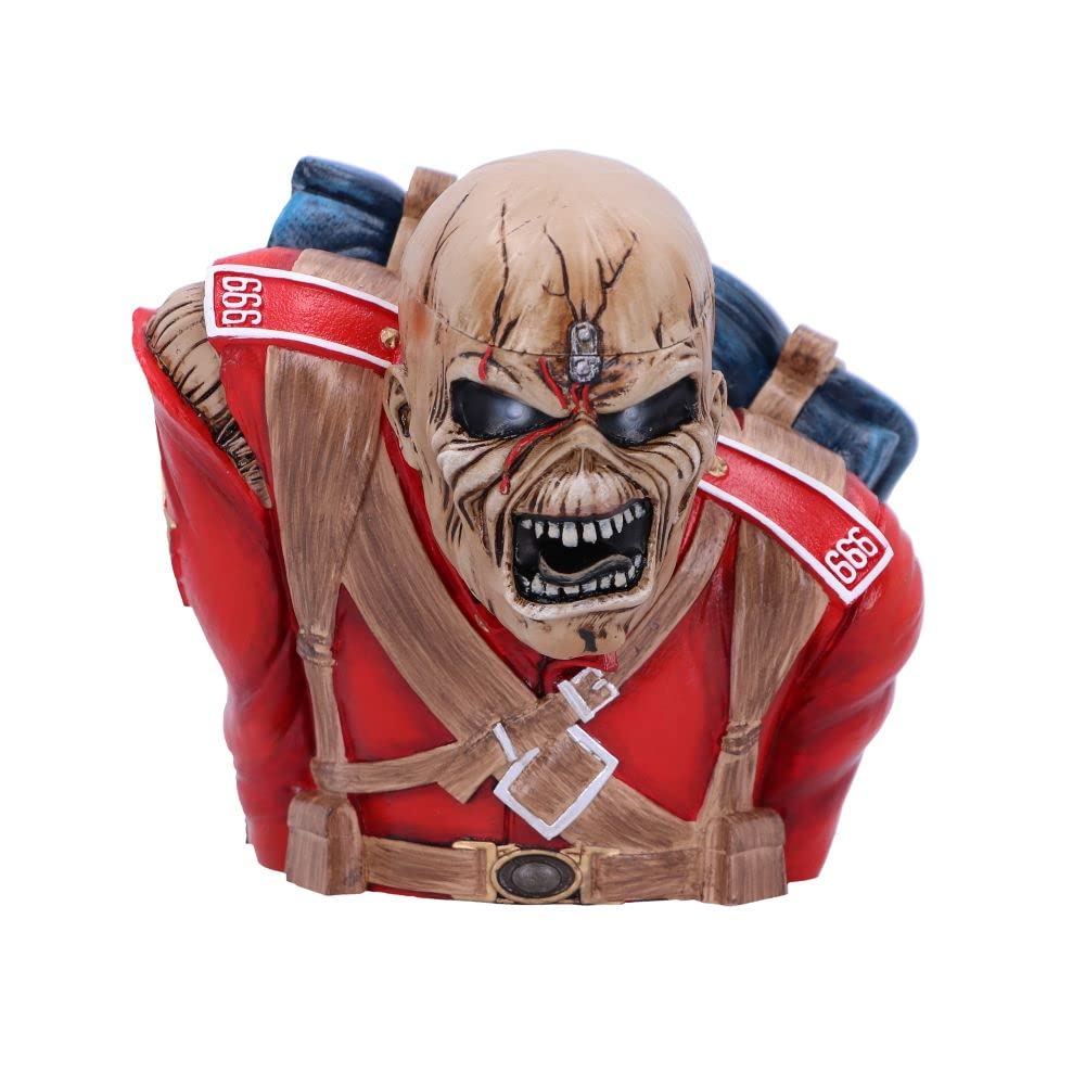 Iron Maiden The Trooper Bust Box Small 12cm Officially Licensed