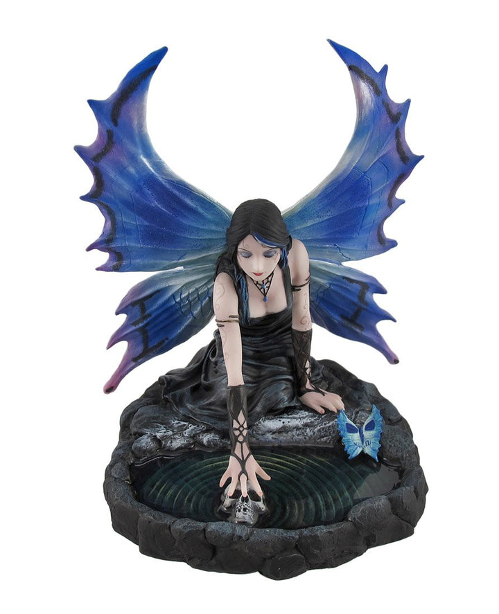 Immortal Flight Gothic Fairy Figurine by Anne Stokes Skull and Ornament 18.4cm