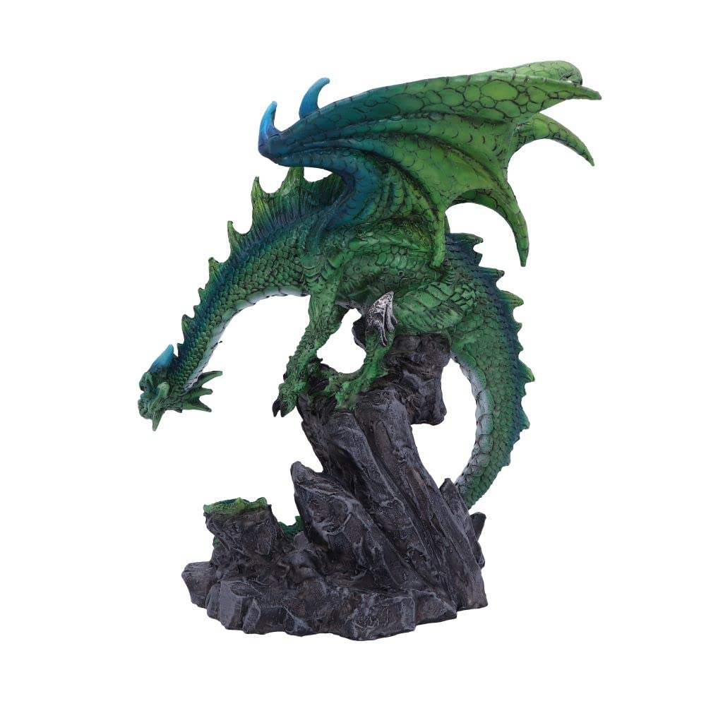 Clifftop Keeper Green Dragon Figurine 21cm