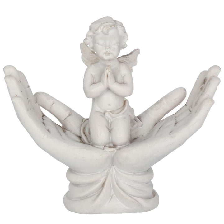 Raised To Heaven Cherub Figurine 11cm