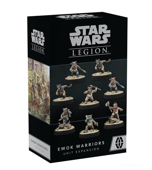 Atomic Mass Games Star Wars: Legion Ewok Warriors Unit Expansion - Endor's Iconic Natives! Tabletop Miniatures Game, Strategy Game for Kids and Adults, Ages 14+, 2 Players, 3 Hour Playtime, Made 2