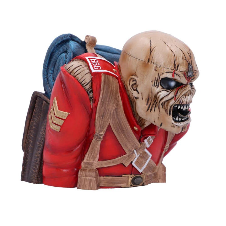 Iron Maiden The Trooper Bust Box Small 12cm Officially Licensed