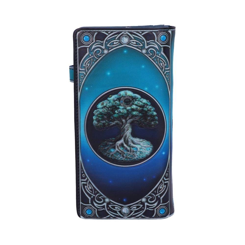 Tree of Life Pagan Moon Embossed Purse 18.5cm