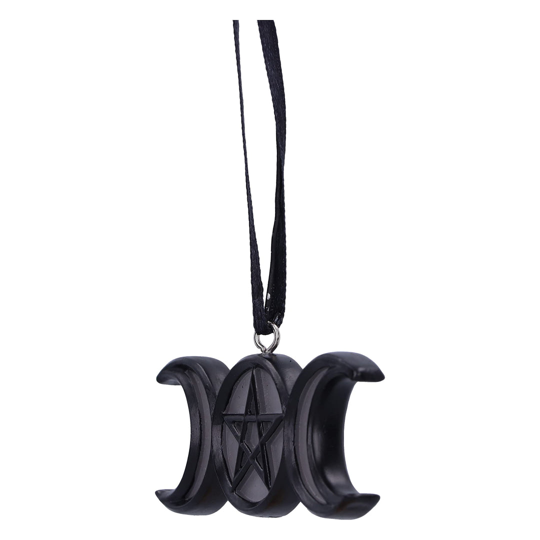 Witching Wares Triple Moon Magic Hanging Ornament 7.5cm