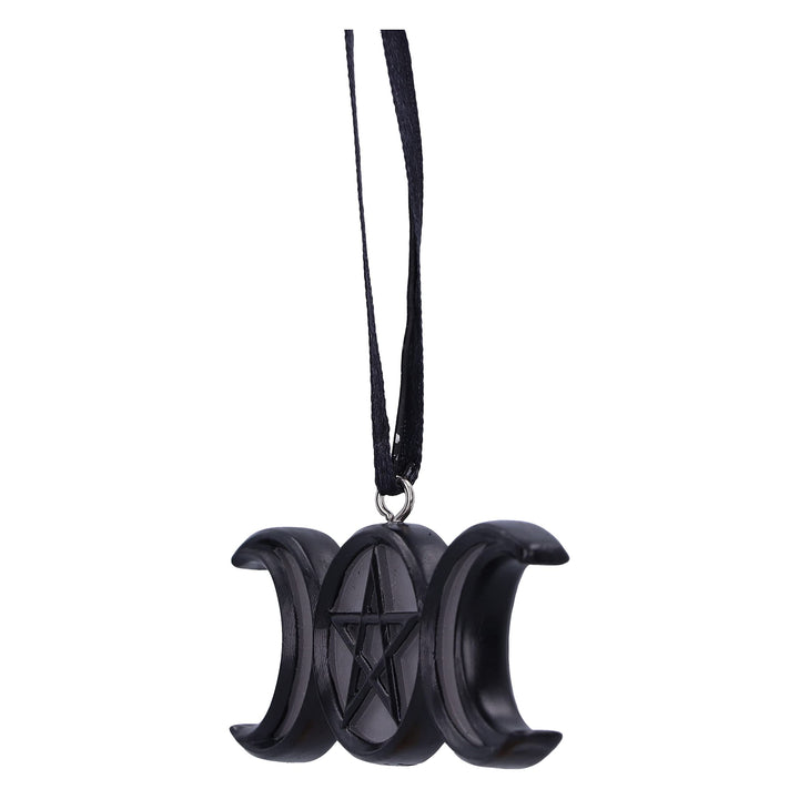 Witching Wares Triple Moon Magic Hanging Ornament 7.5cm