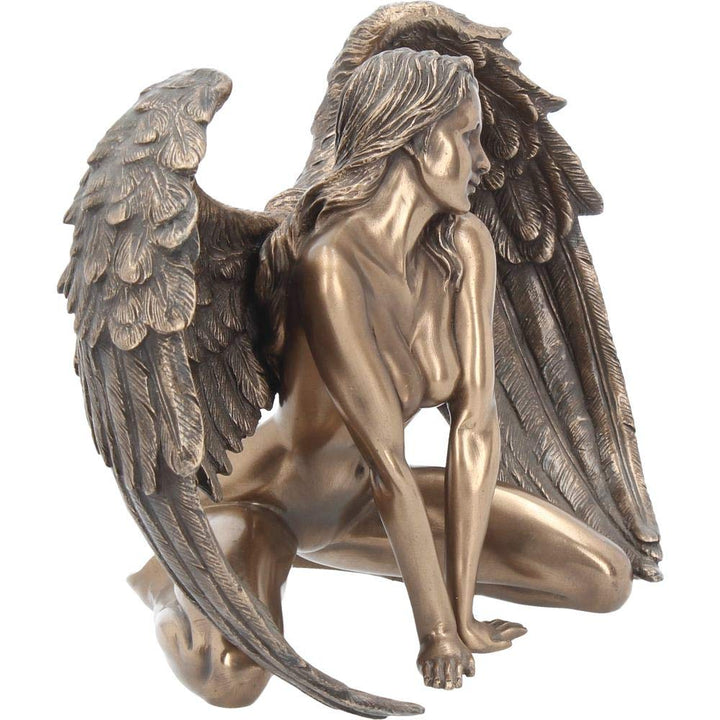 Angels Passion Figurine Bronze Naked Angel Ornament 17.5cm