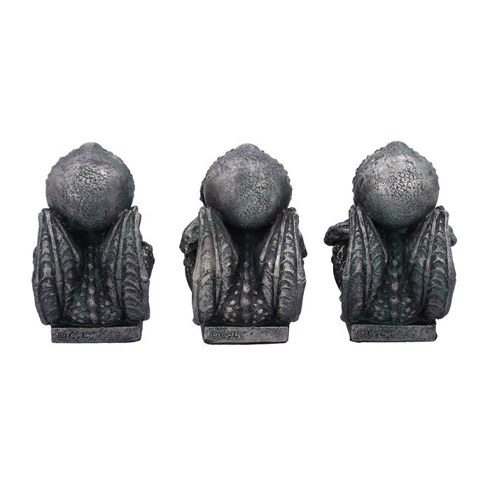 Three Wise Cthulhu Figurines 7.6cm