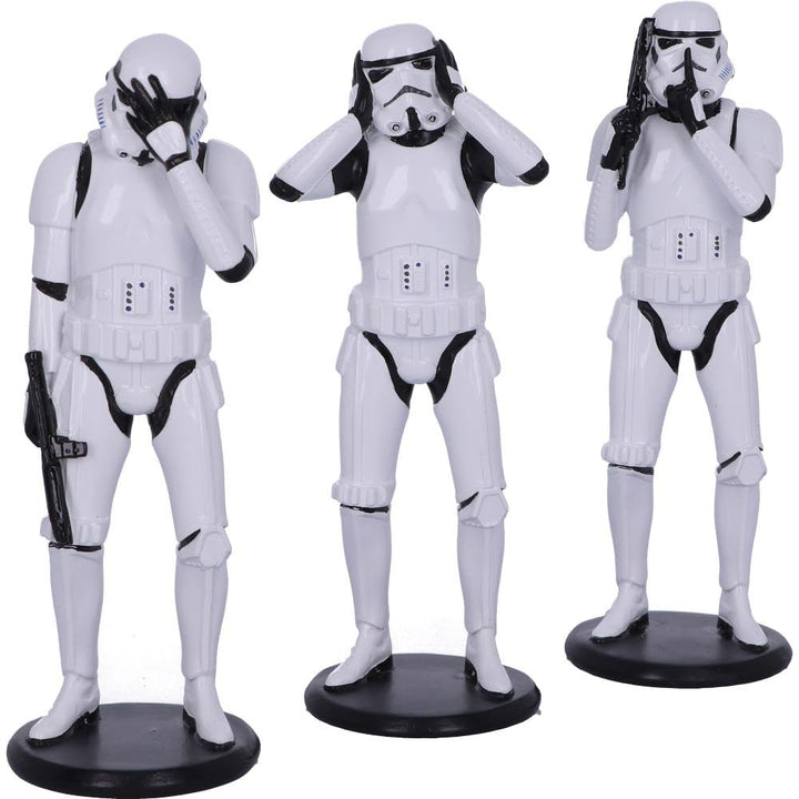 The Original Stormtrooper Three Wise SciFi Figurines 14cm