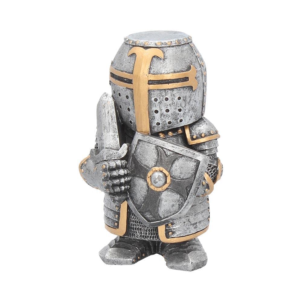 Silver knight Sir Defendalot figurine 11cm