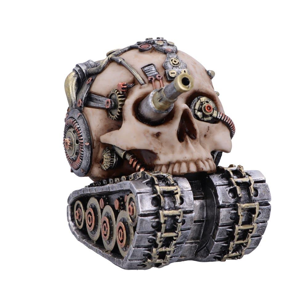 Techno Tank Steampunk Skull 16cm