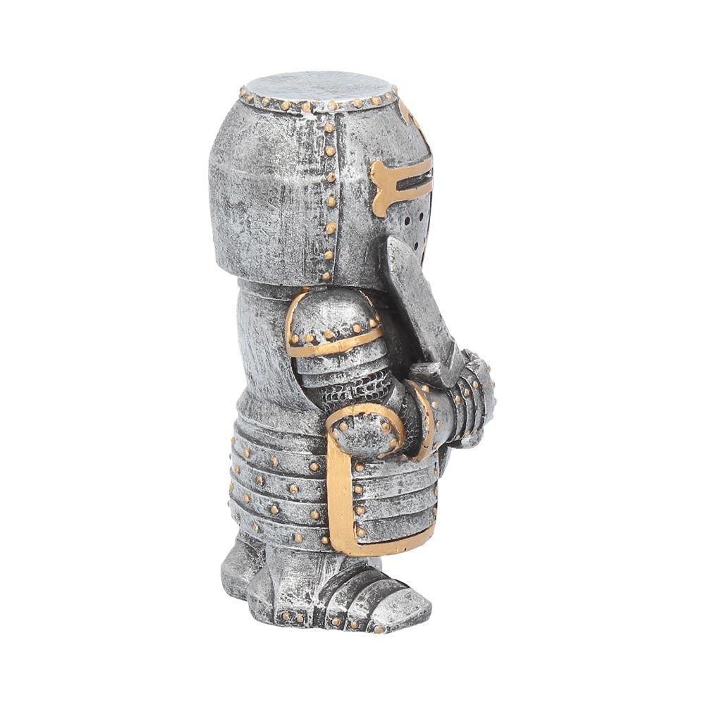Silver knight Sir Defendalot figurine 11cm