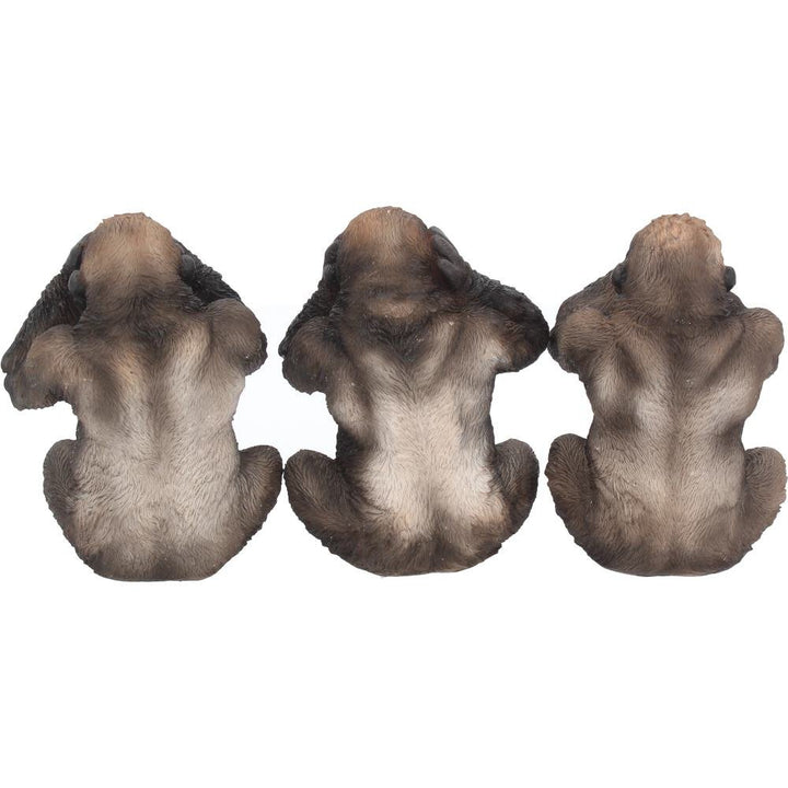 Three Wise Gorillas Figurine Gorilla Ornaments 13cm