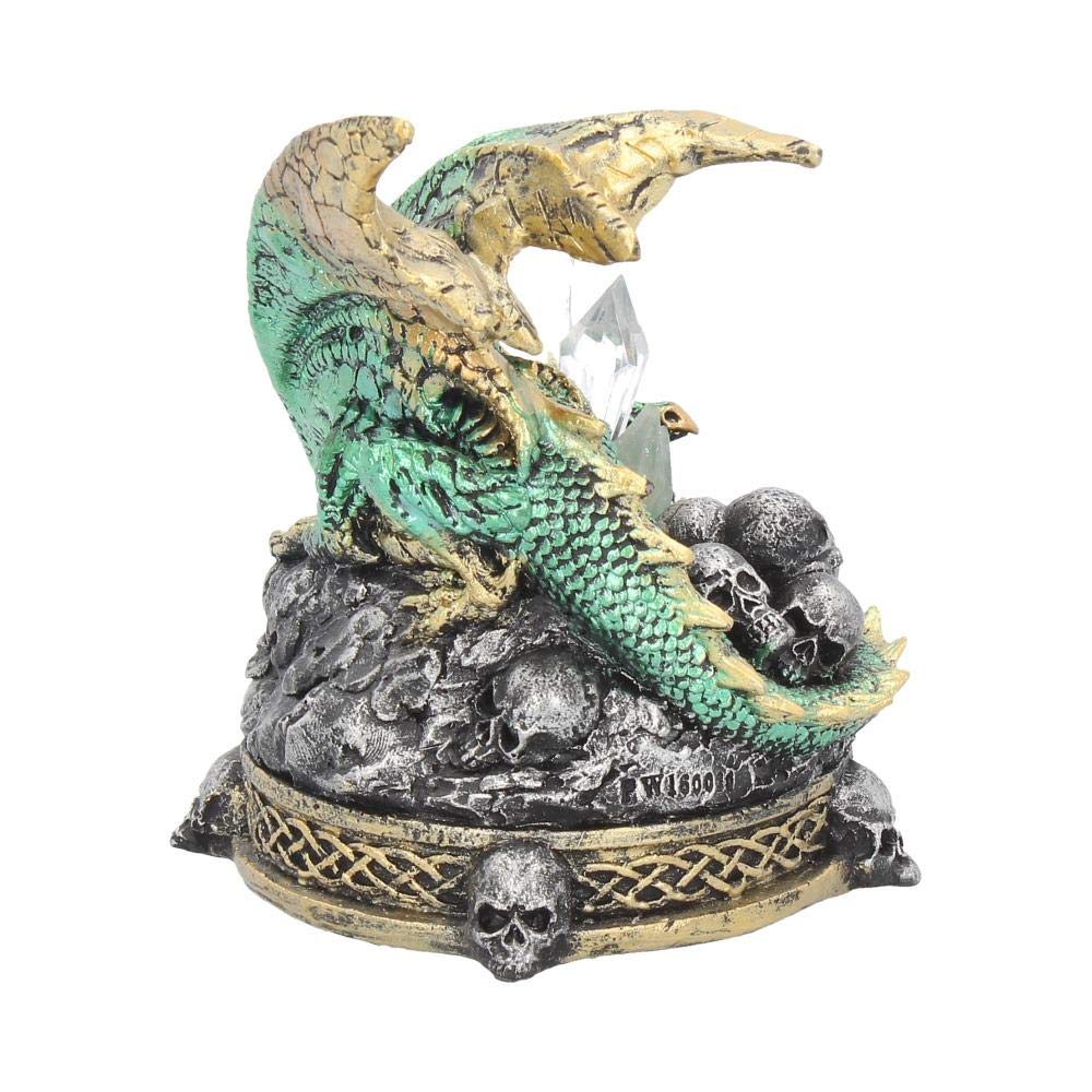 Crystal Crypt Green Dragon Figurine 11.5cm
