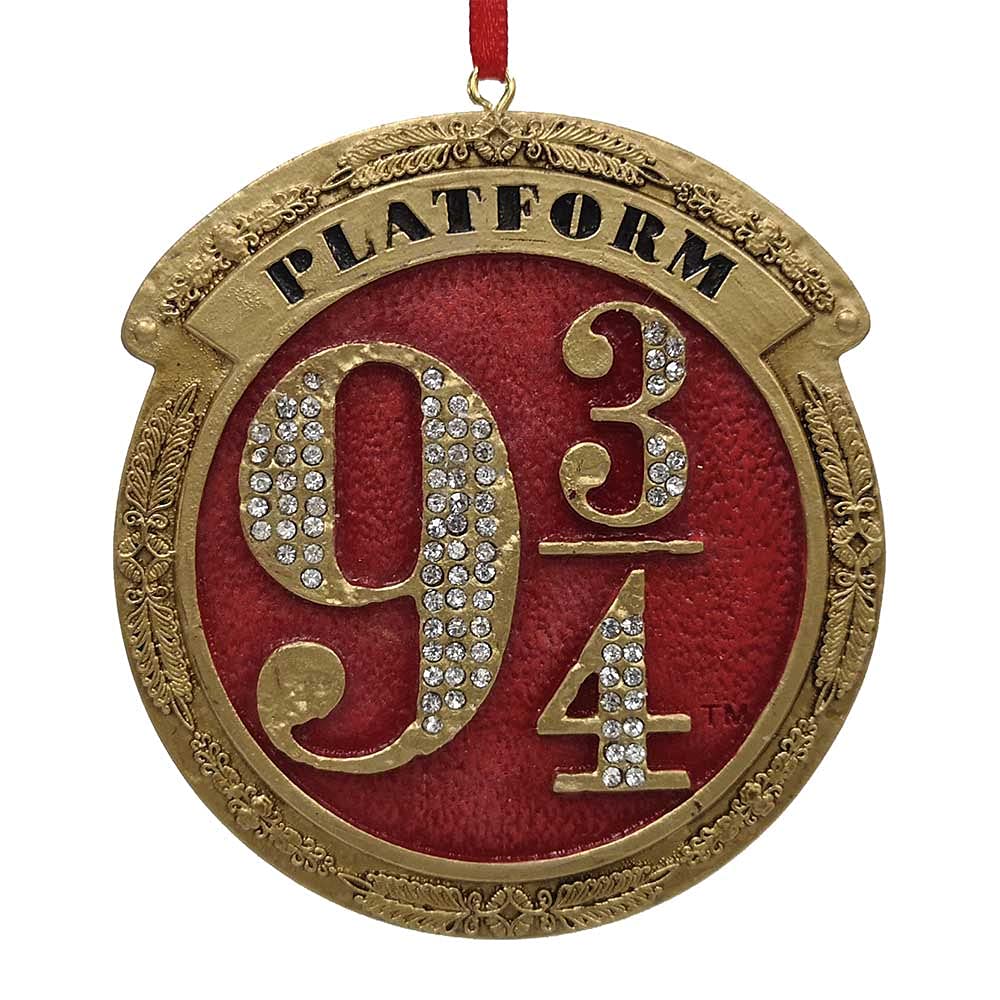 Harry Potter Train Platform 9 3/4 Hanging Festive Decorative Ornament 8.2cm