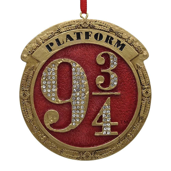 Harry Potter Train Platform 9 3/4 Hanging Festive Decorative Ornament 8.2cm