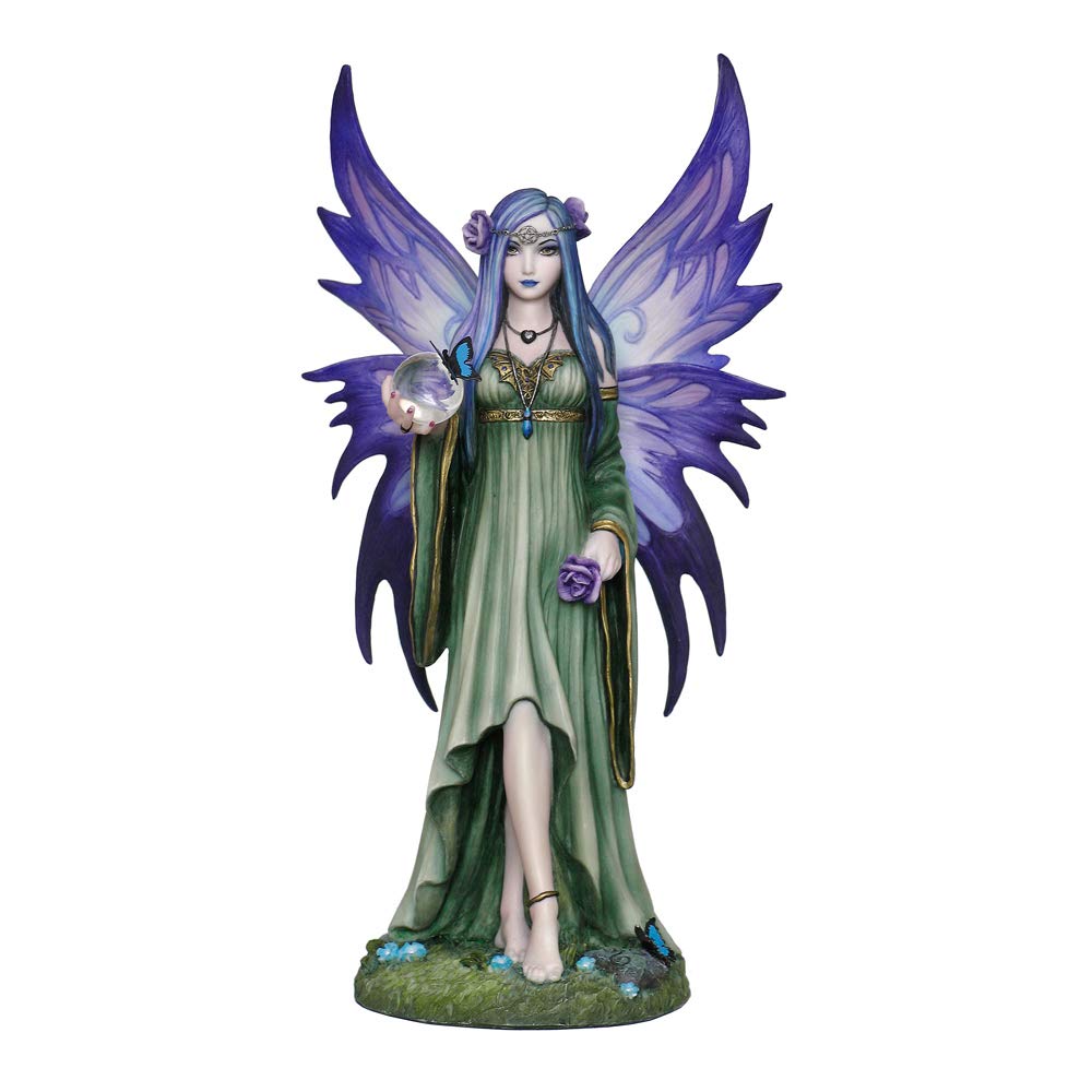 Mystic Aura Fairy Figurine by Anne Stokes Gothic Ornament 23cm