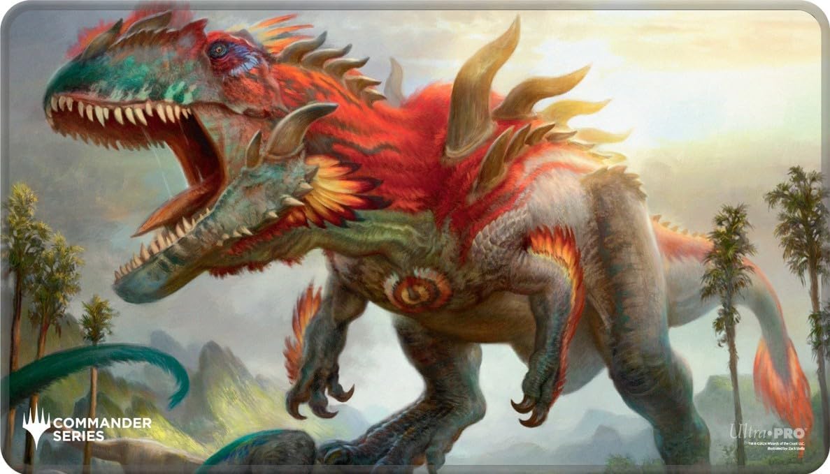 MTG Commander Series Release 4 Stitched Edge Playmat Gishath Suns Avatar 1