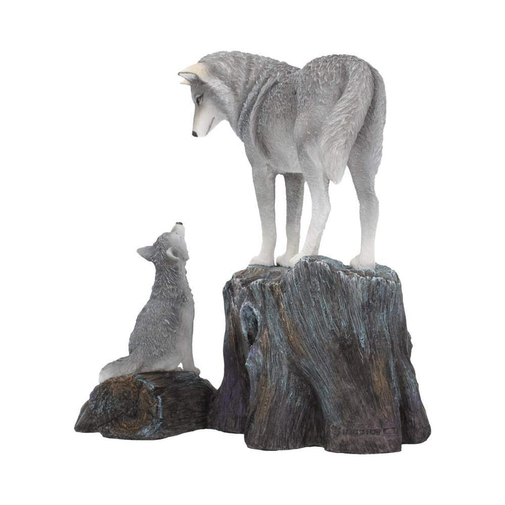 Guidance Ornament Wolf and Pup Figurine by Lisa Parker 25cm LP