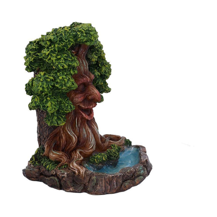 Elder Ember Tree Spirit Green Man Backflow Incense Burner 15.5cm