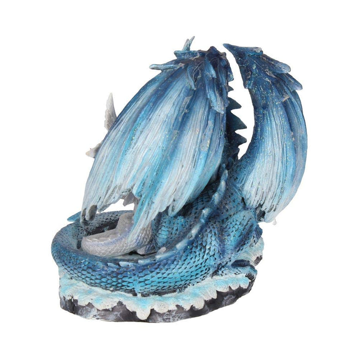 Mothers Love Blue Dragon and White Dragonling Figurine 18cm