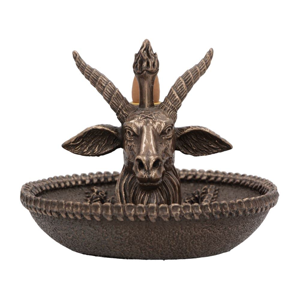 Baphomets Wealth Occult Backflow Incense Burner 13cm