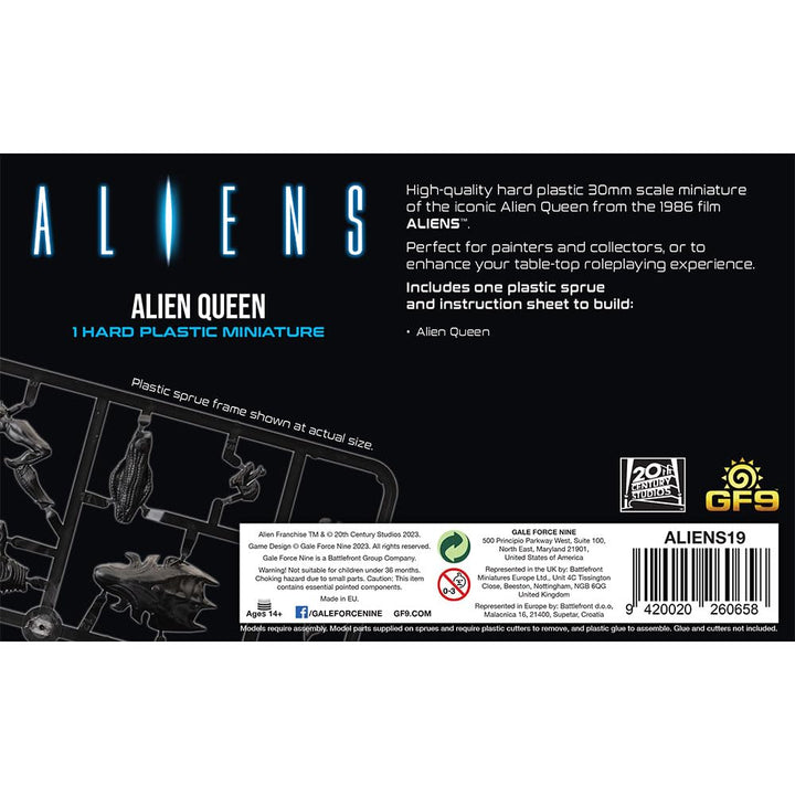 Alien Queen 30mm Scale Miniature 1986 Film Aliens
