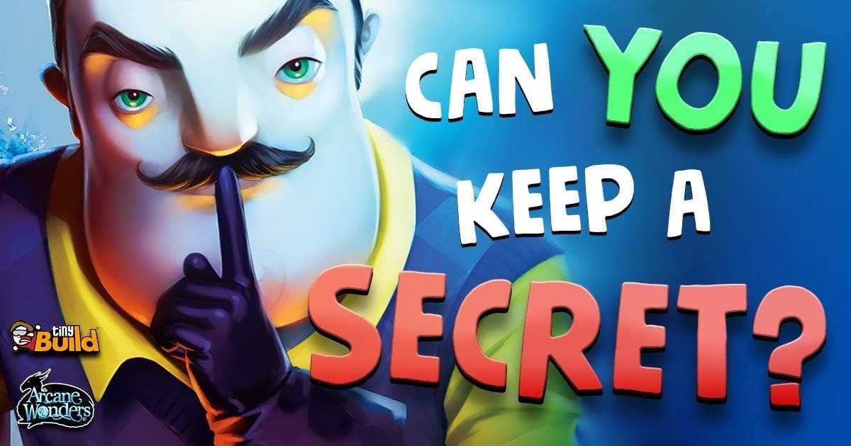 Arcane Wonders Hello Neighbor The Secret Neighbor Party Game , Blue 6