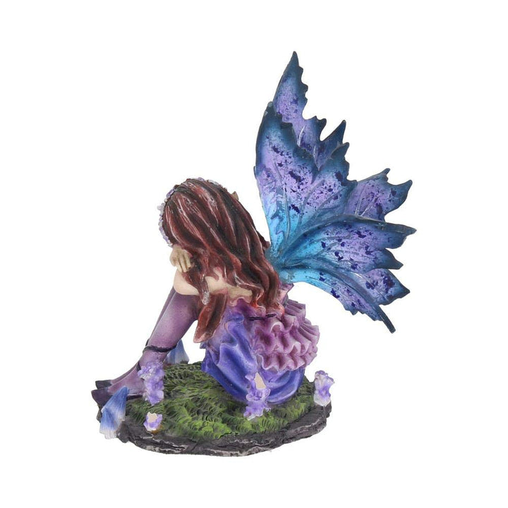 Akina Figurine Purple Blue Floral Fairy Ornament 10cm