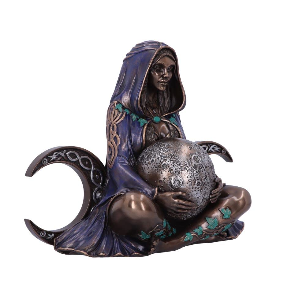 Triple Moon Goddess Bronze Statue 36cm