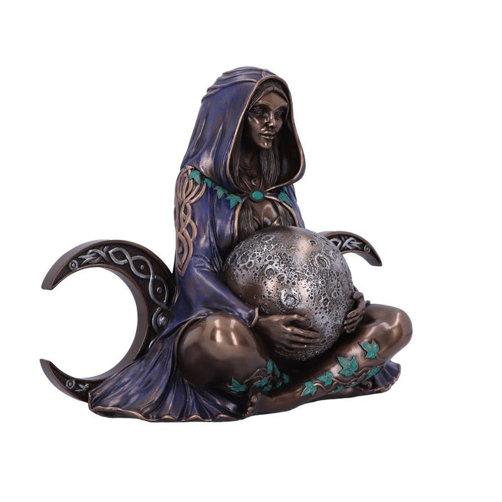 Triple Moon Goddess Bronze Statue 36cm