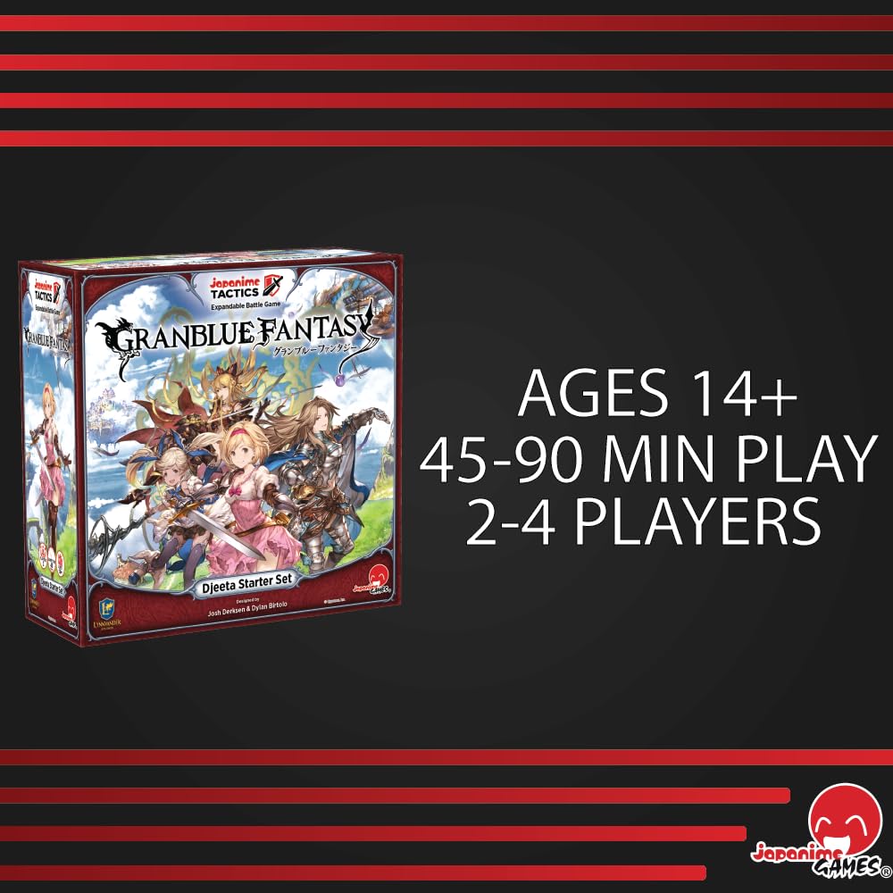 Japanime Tactics: Granblue Fantasy Djeeta Starter Set | from The Creator of Dragon Fire | Strategize and Battle | 2-4 Players Ages 14+ 4
