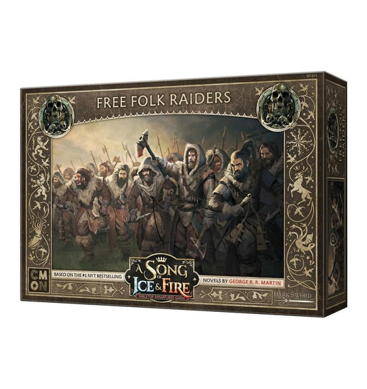 CMON A Song of Ice and Fire Tabletop Miniatures Free Folk Raiders Unit Box - Unleash The Wild Fury! Strategy Game for Adults, Ages 14+, 2+ Players, 45-60 Minute Playtime, Made by CMON 2