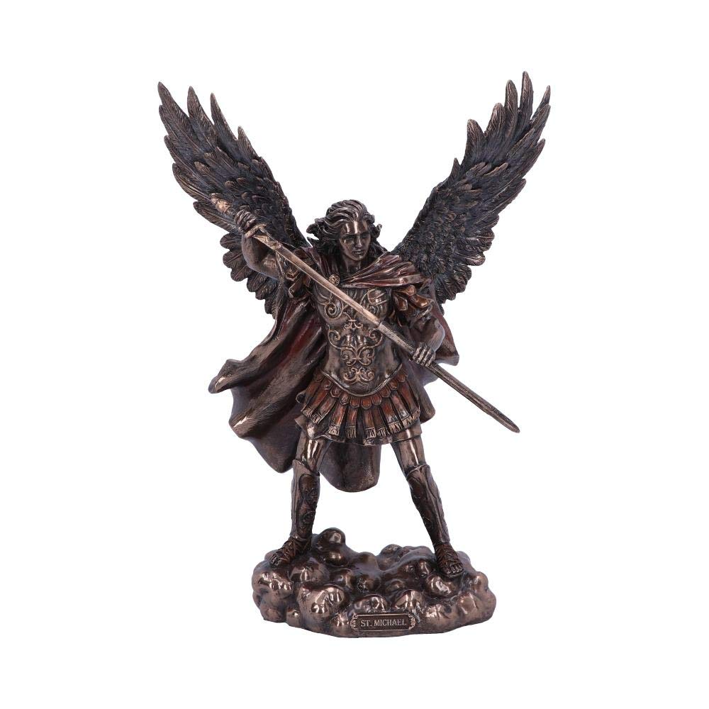 Bronze Saint Michael the Defender Archangel Figurine 29cm