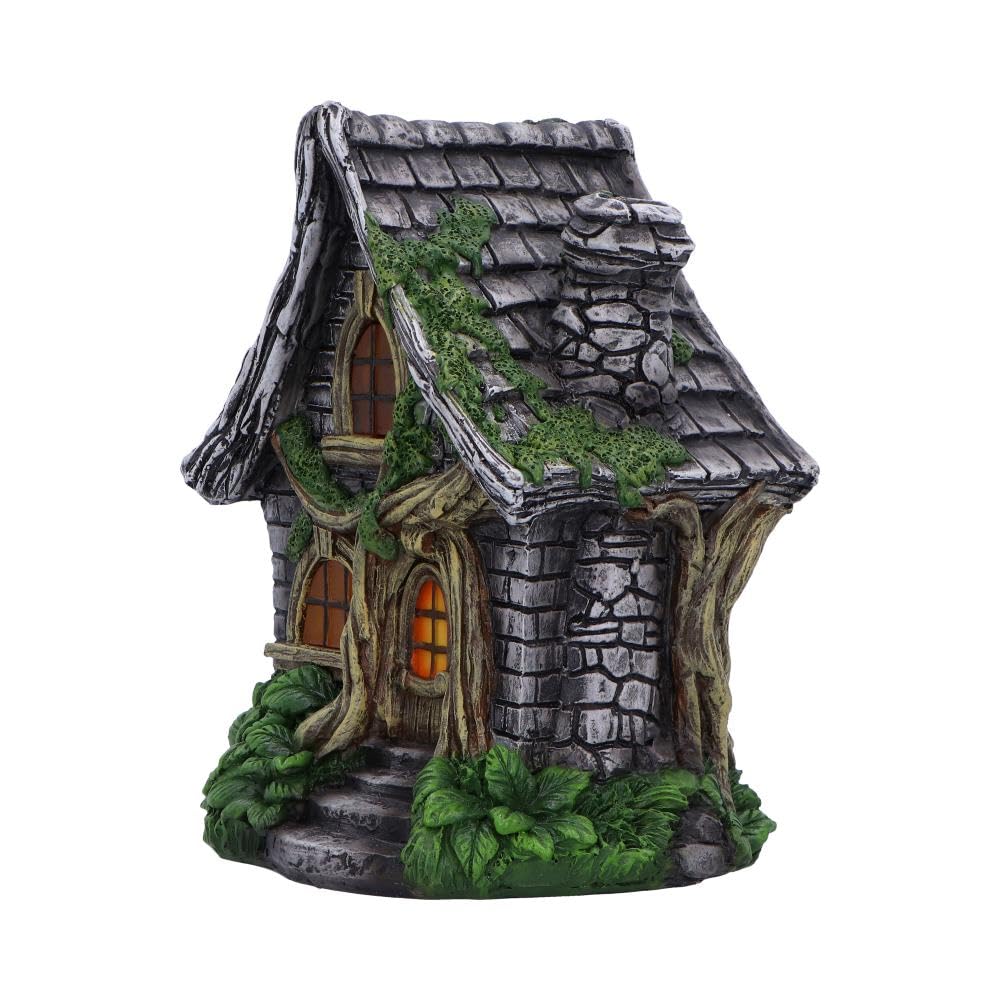 Curly Oak Manor Light Up Fairy House 15cm