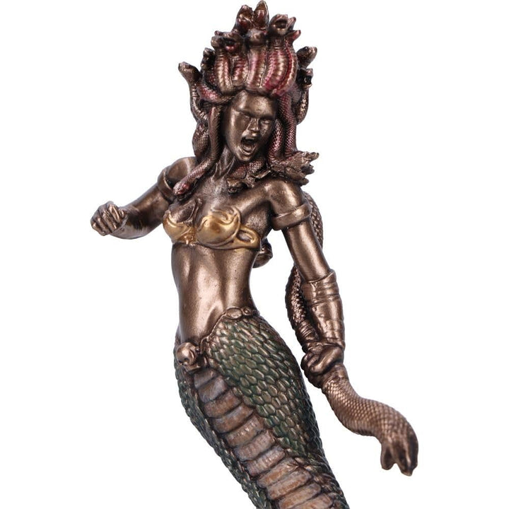 Medusas Wrath Mini Bronze Figurine Medusa 9.2cm