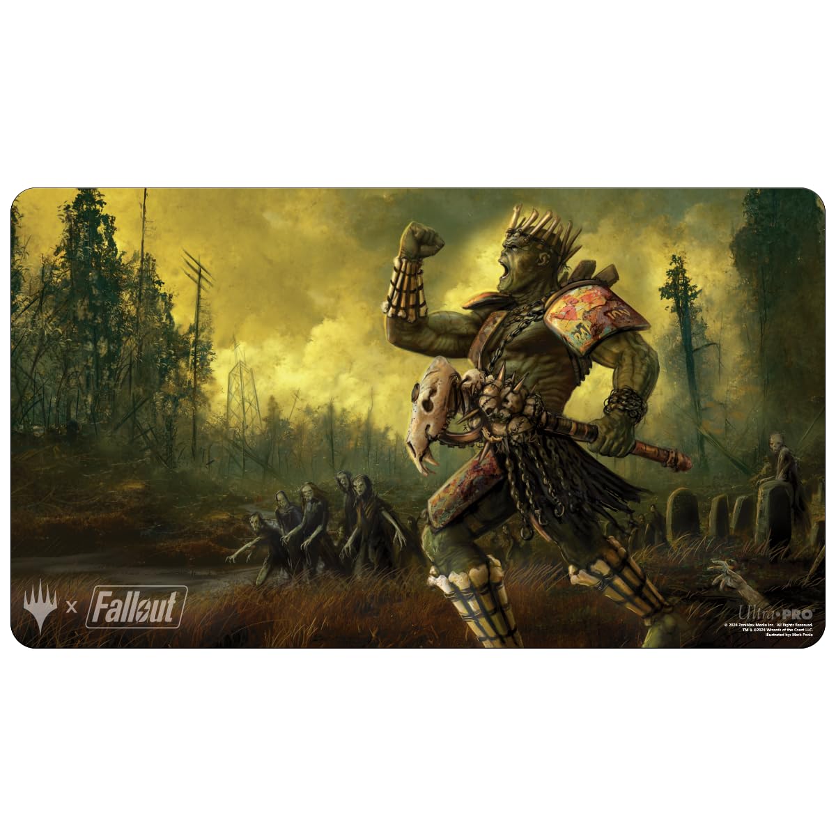 Grave Titan Fallout Playmat for Magic The Gathering Limited Edition Collectible 1