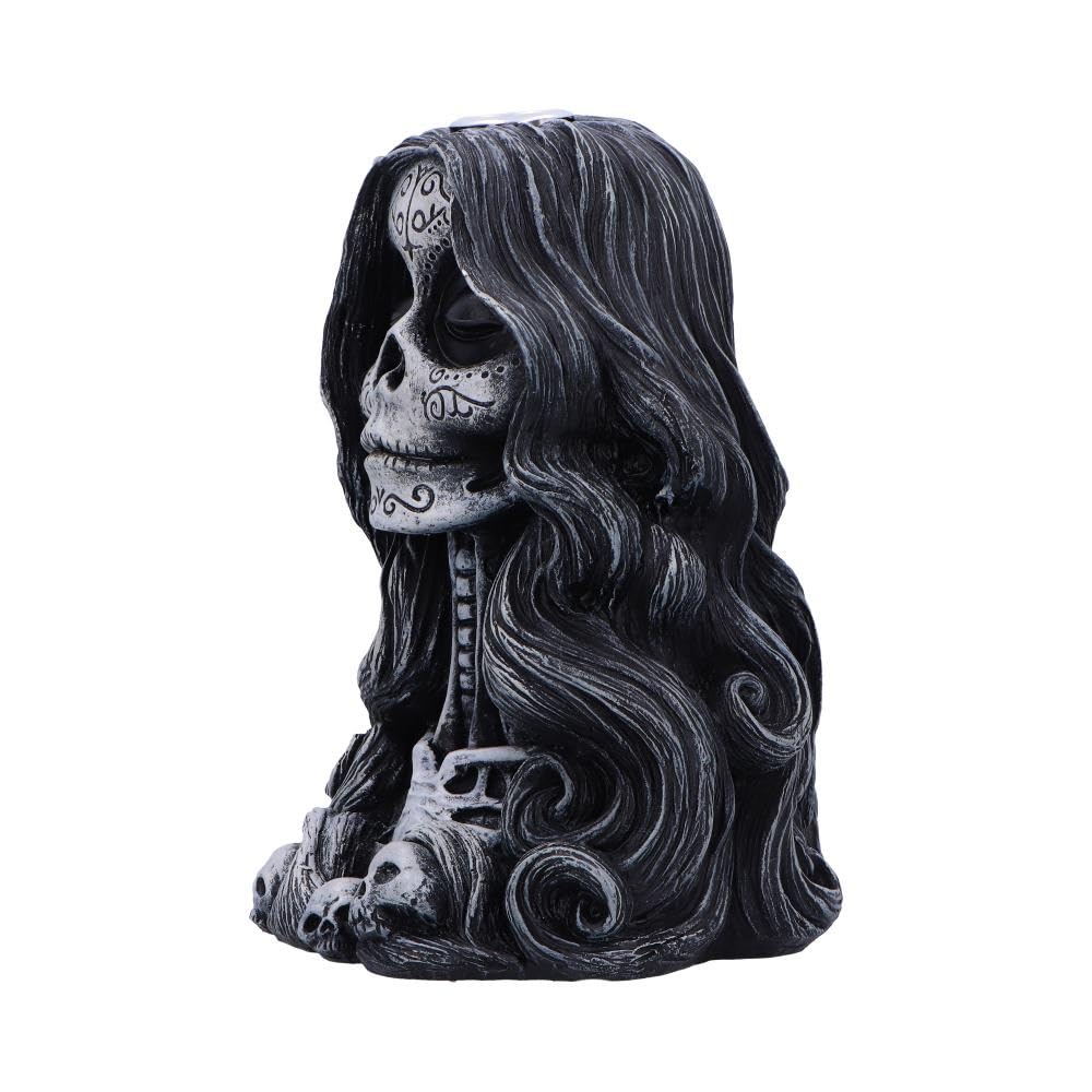 Calaveras Offering Gothic Day of the Dead Inspired Backflow Incense Burner Calaveras 16cm